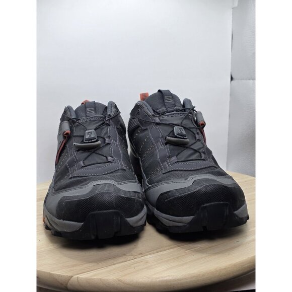Salomon X Ultra 5 Mid GTX Men's 12 Hiking Shoes, Asphalt/Castlerock/Burnt Ochre - Picture 2 of 11